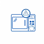 کار نکردن صفحه نمایش ماکروویو