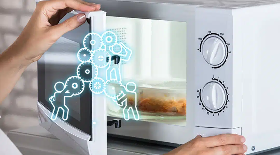 از کار افتادن دکمه های لمسی ماکروفر به دلیل خرابی سوئیچ غشایی