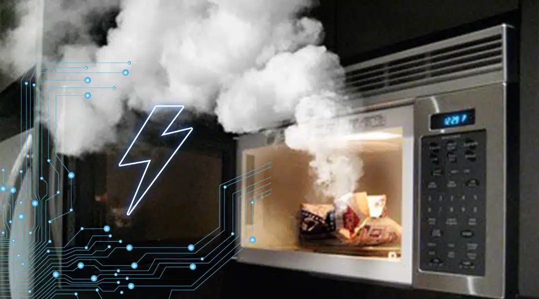 جرقه زدن ماکروفر و سولاردام به دلیل خرابی جوجه گردان